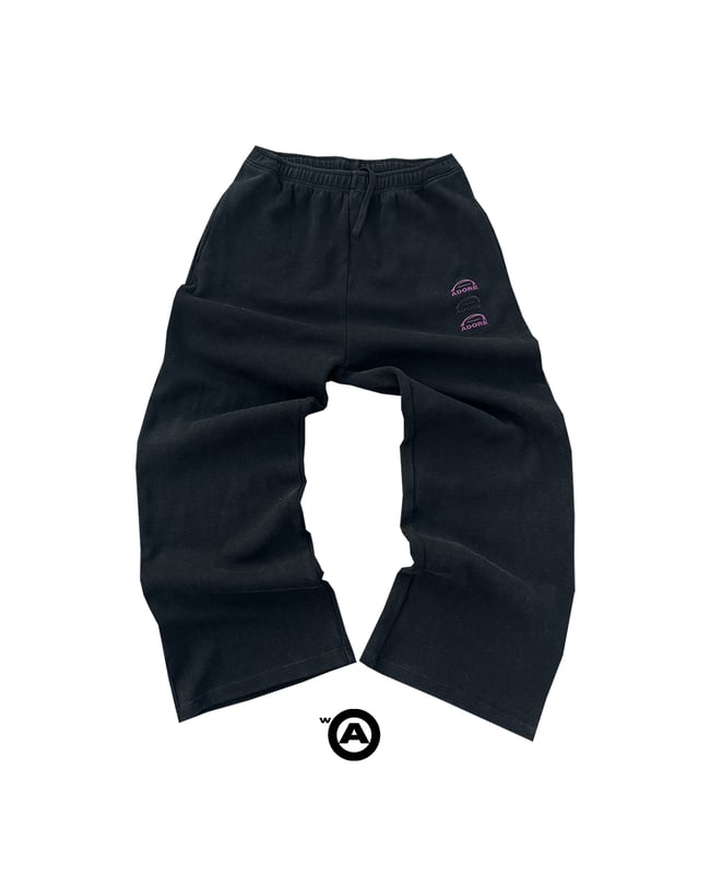 THERMAL SWEATPANTS (PREORDER, WASHED OBSIDIAN) | WithoutAdore